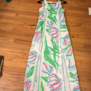 Never worn Lilly MAXI dress!!